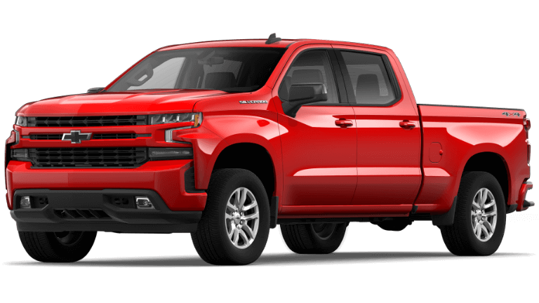 2021 Chevy Silverado 1500 in Red Hot