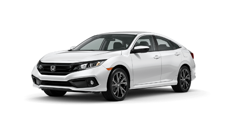 2021 Honda Civic LX - Platinum White