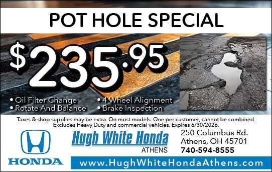 $235.95 Pot Hole Special