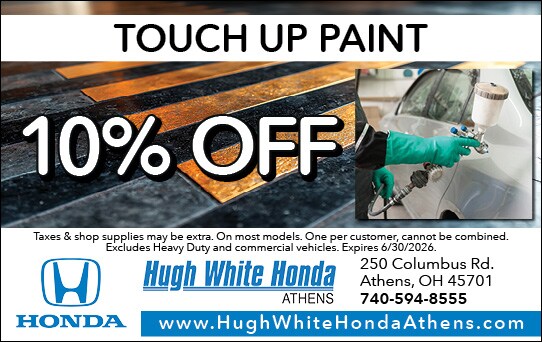 10% Off Touch-Up Paint