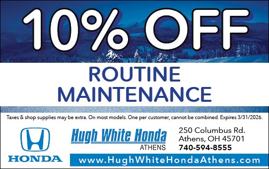 10% Off Routine Maintenance