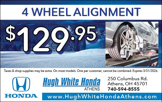 $129.95 4-Wheel Alighment