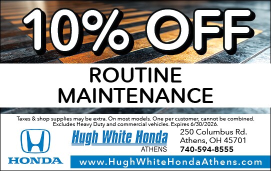 10% Off Routine Maintenance
