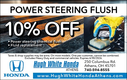 10% Off Power Steering Flush