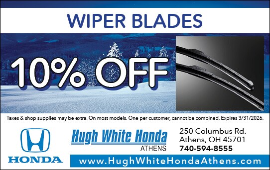 10% Off Wiper Blades