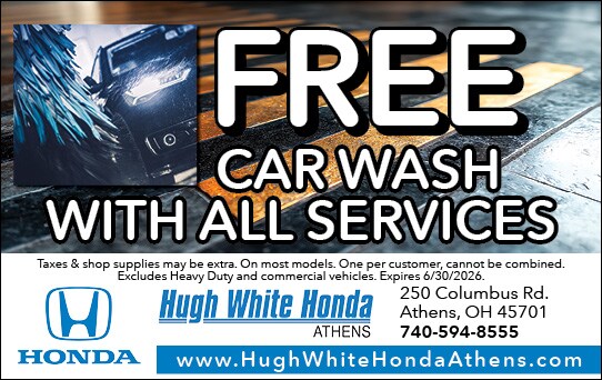 Free Car Wash with All Services