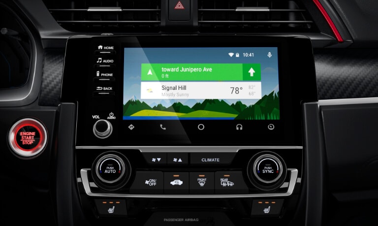 2021 Honda Civic interior infotainment system