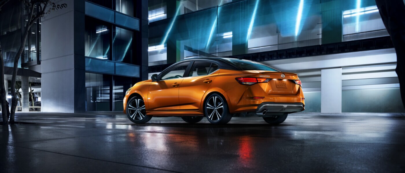 2020 Nissan Sentra exterior orange