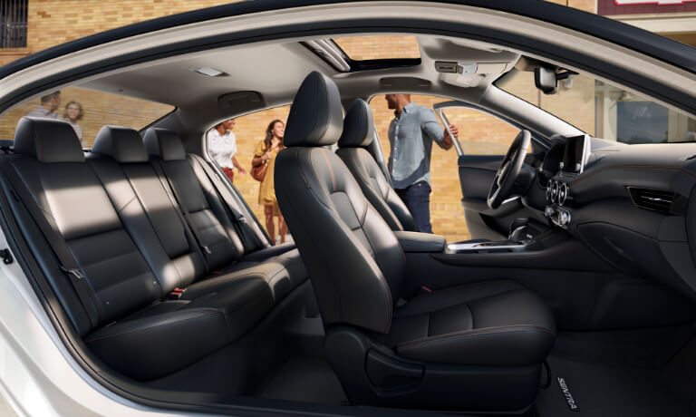 2022 Nissan Sentra interior seating side view