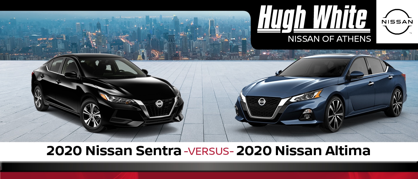 2020 Nissan Sentra vs. 2020 Nissan Altima