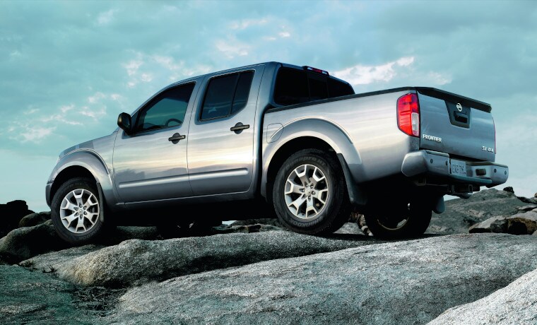 2020 Nissan Frontier on road