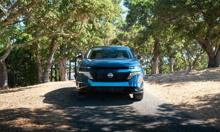 2025 Nissan Murano head on in forest
