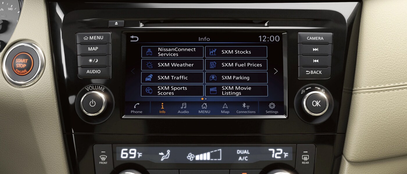 2020 Nissan Rogue infotainment