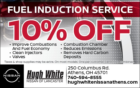 Nissan 10% Off Fuel Induction Service Coupons