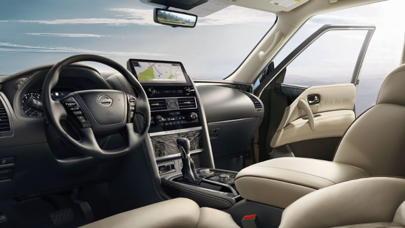 2024 Nissan Armada dashboard and infotainment system
