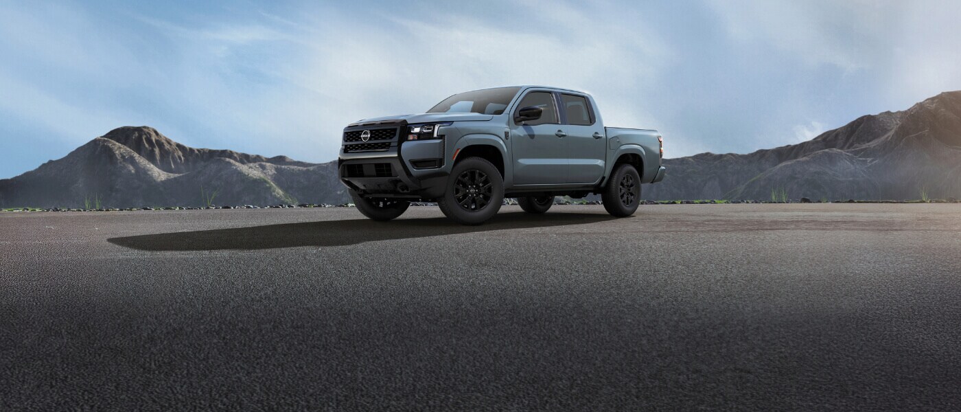 2026 Nissan Frontier parked in mountains