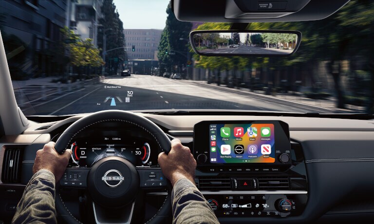 2025 Nissan Pathfinder HUD and dashboard