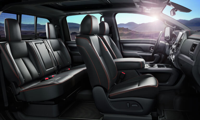 2023 Nissan TITAN interior seating