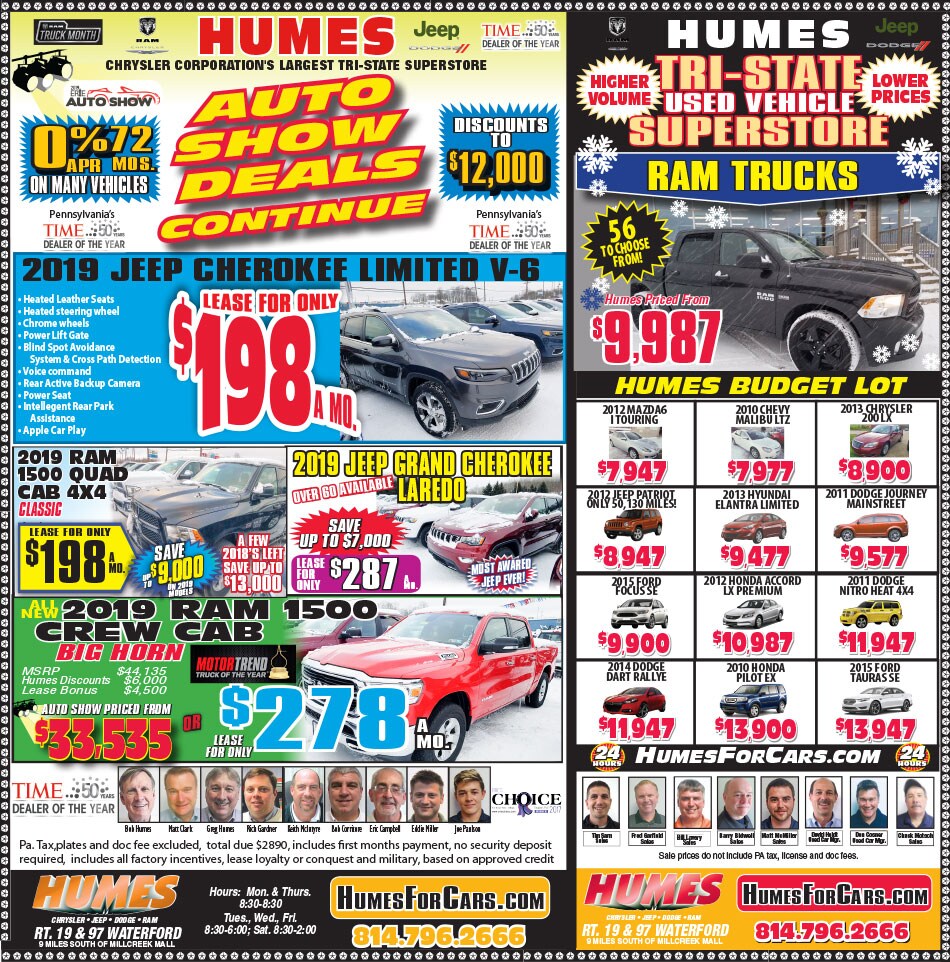 Humes Chrysler Dodge Jeep RAM Auto Show Event