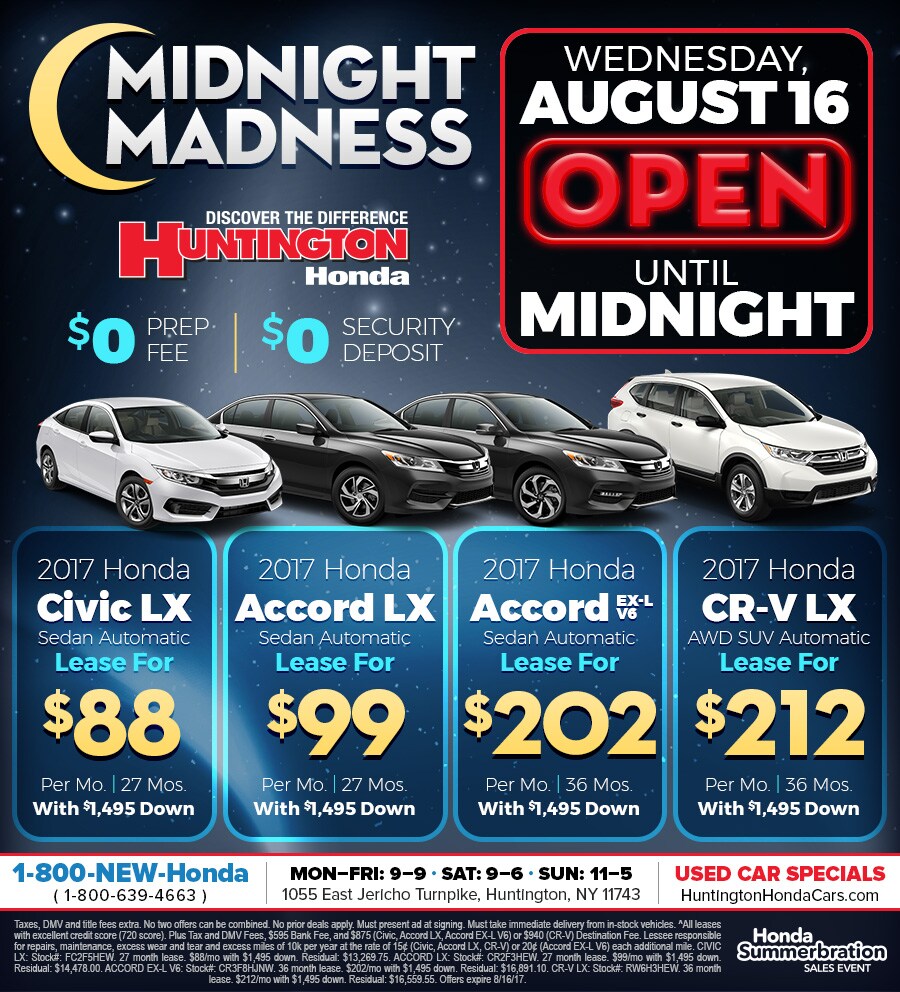 Huntington Honda Specials