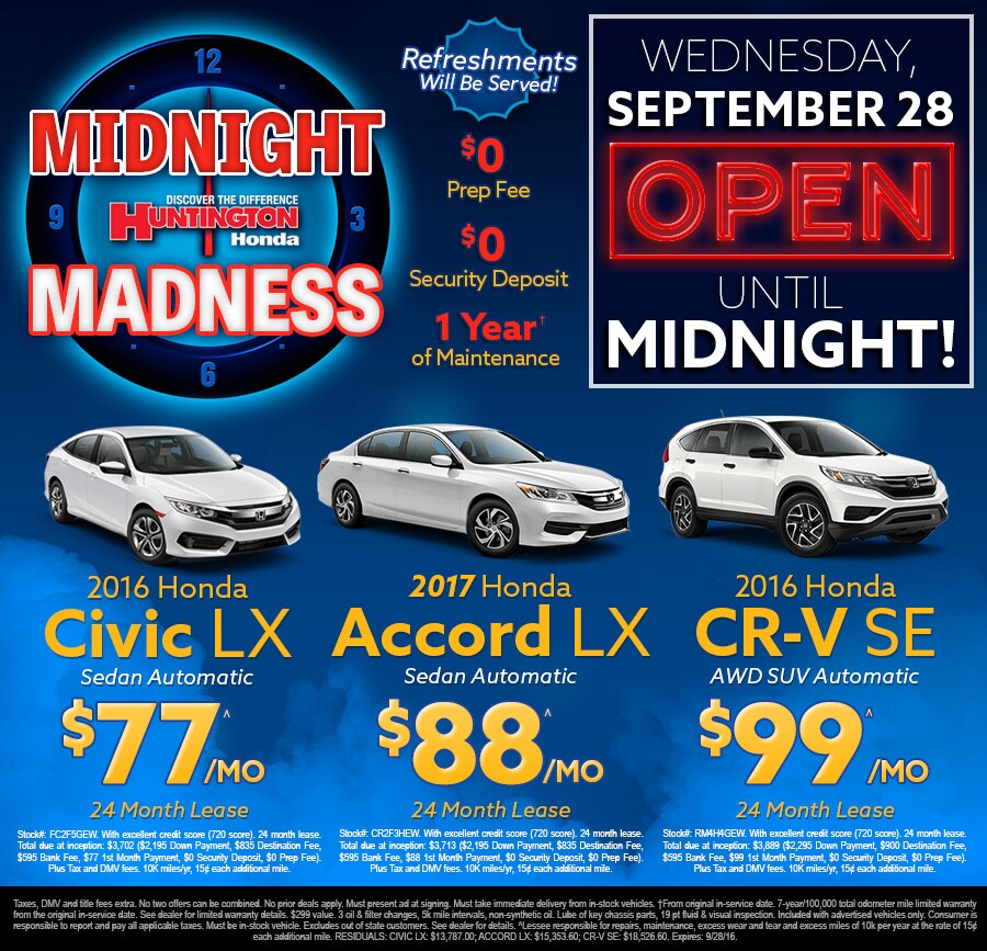 Huntington Honda Long Island Lease Deals