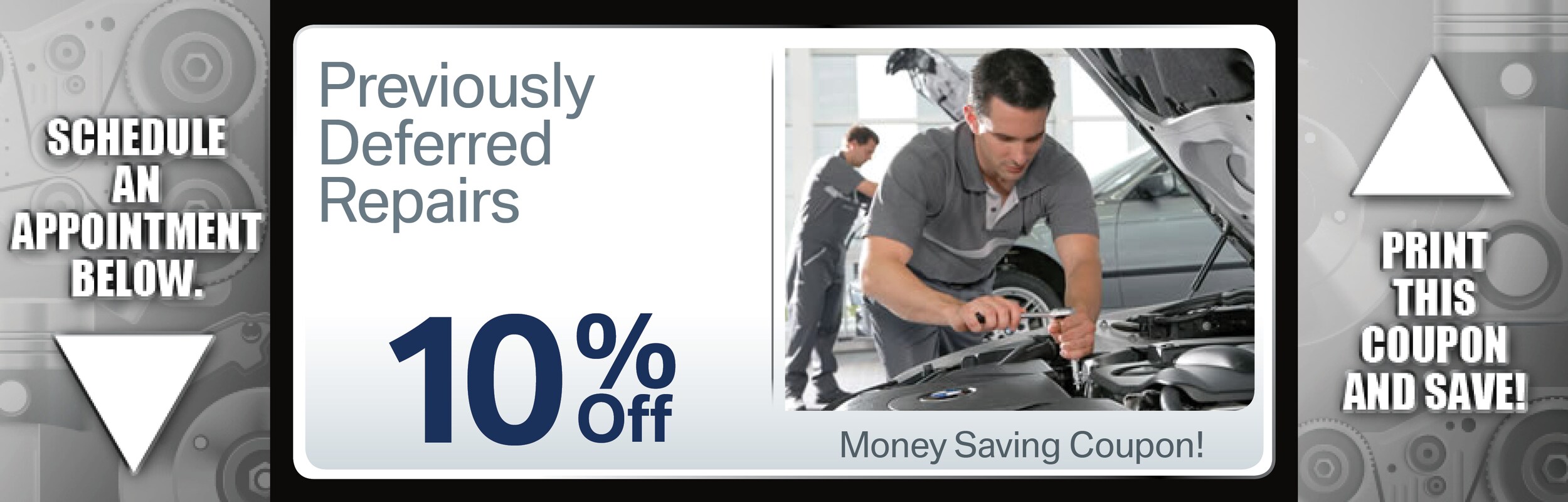 Previously Deferred Repairs - Coupon
