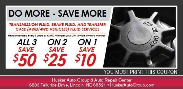 Do-More-Save-More Service Special Coupon, Lincoln, NE Automotive Service. If no image displays, the offer has ended. Do-More-Save-More Service Special, Lincoln, NE Automotive Service Coupon. If no image displays, the offer has ended.