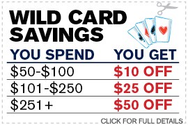 Wild Card Savings