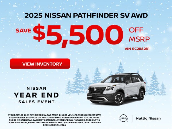 2025 Nissan Pathfinder SV AWD