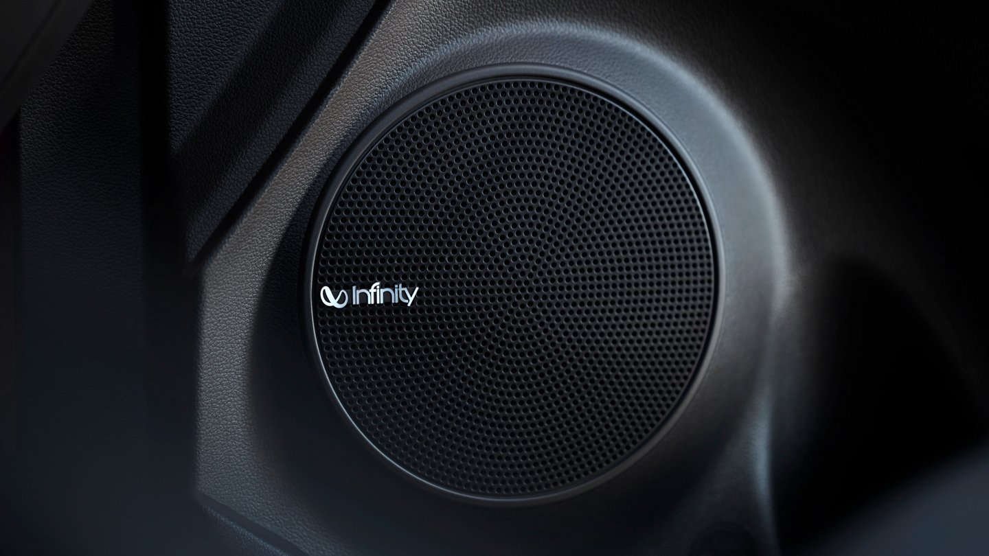 Available Infinity Premium Audio System in the 2021 Hyundai Kona
