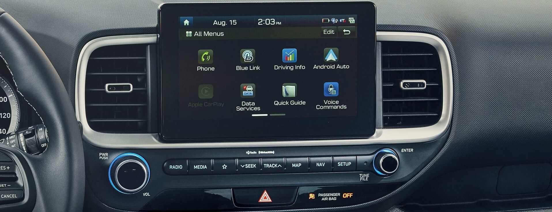 2020 Hyundai Venue Touchscreen Display