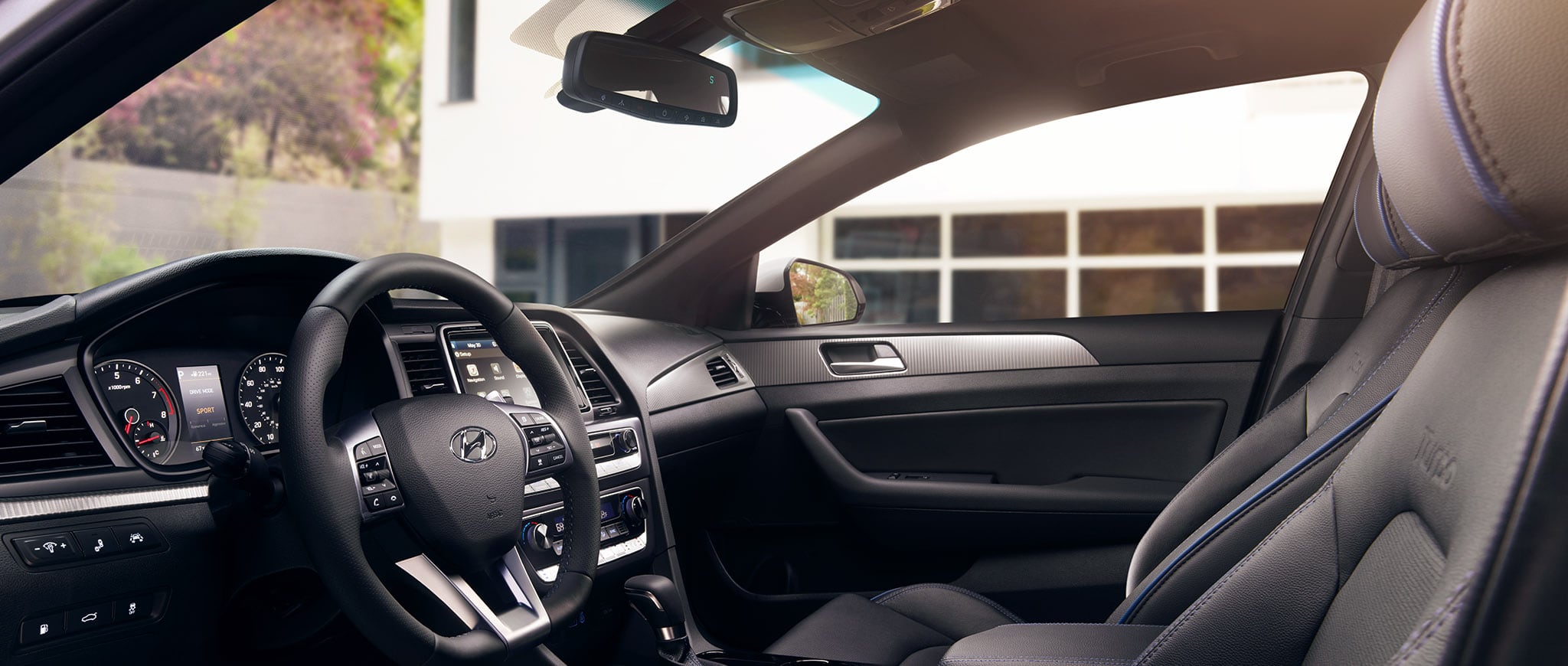 Interior of the 2019 Hyundai Sonata