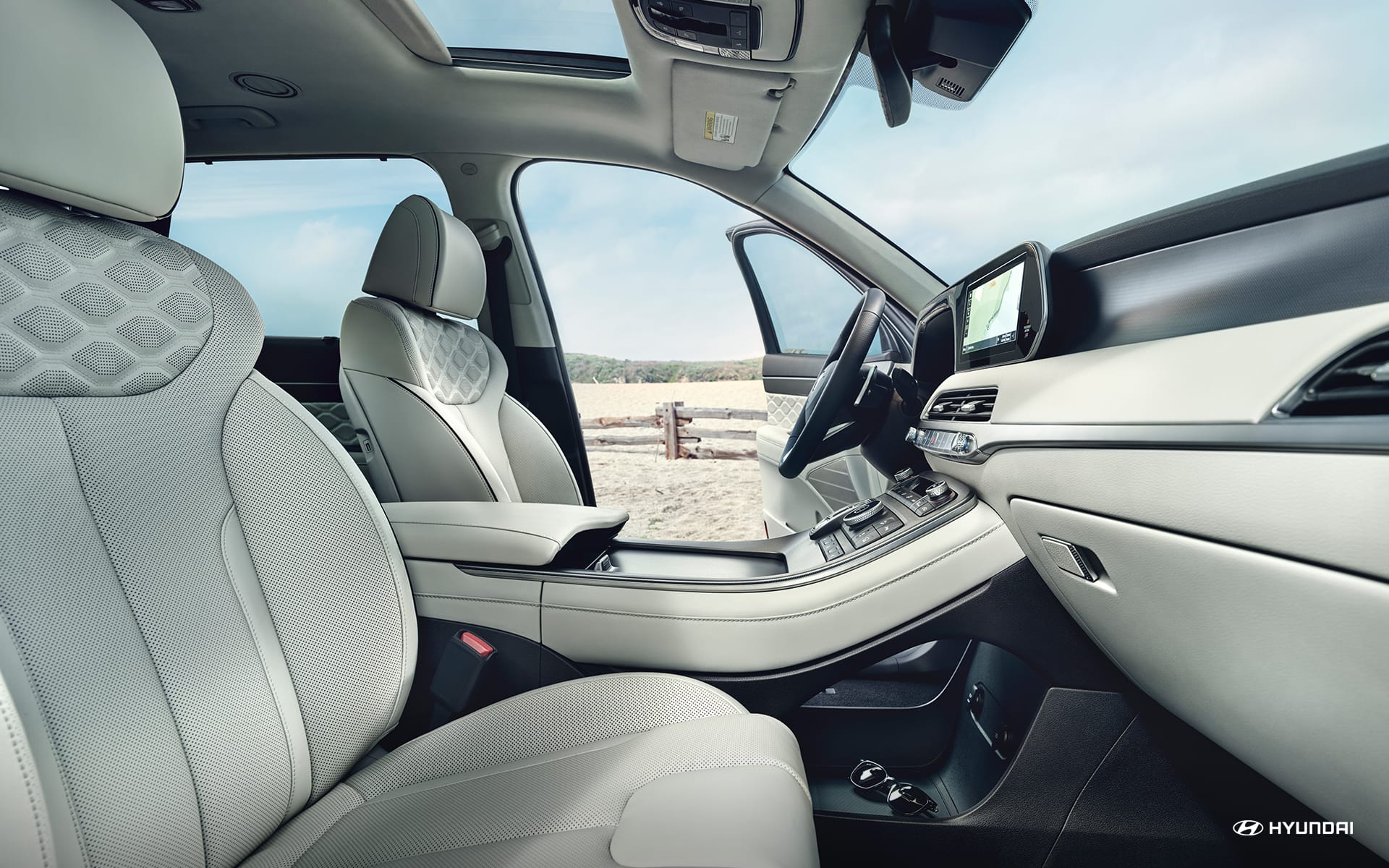 2020 Hyundai Palisade Front Row