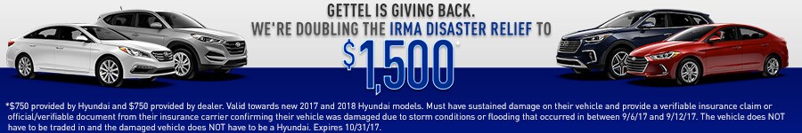 Double Hyundai Hurricane Relief Rebate Lakewood FL