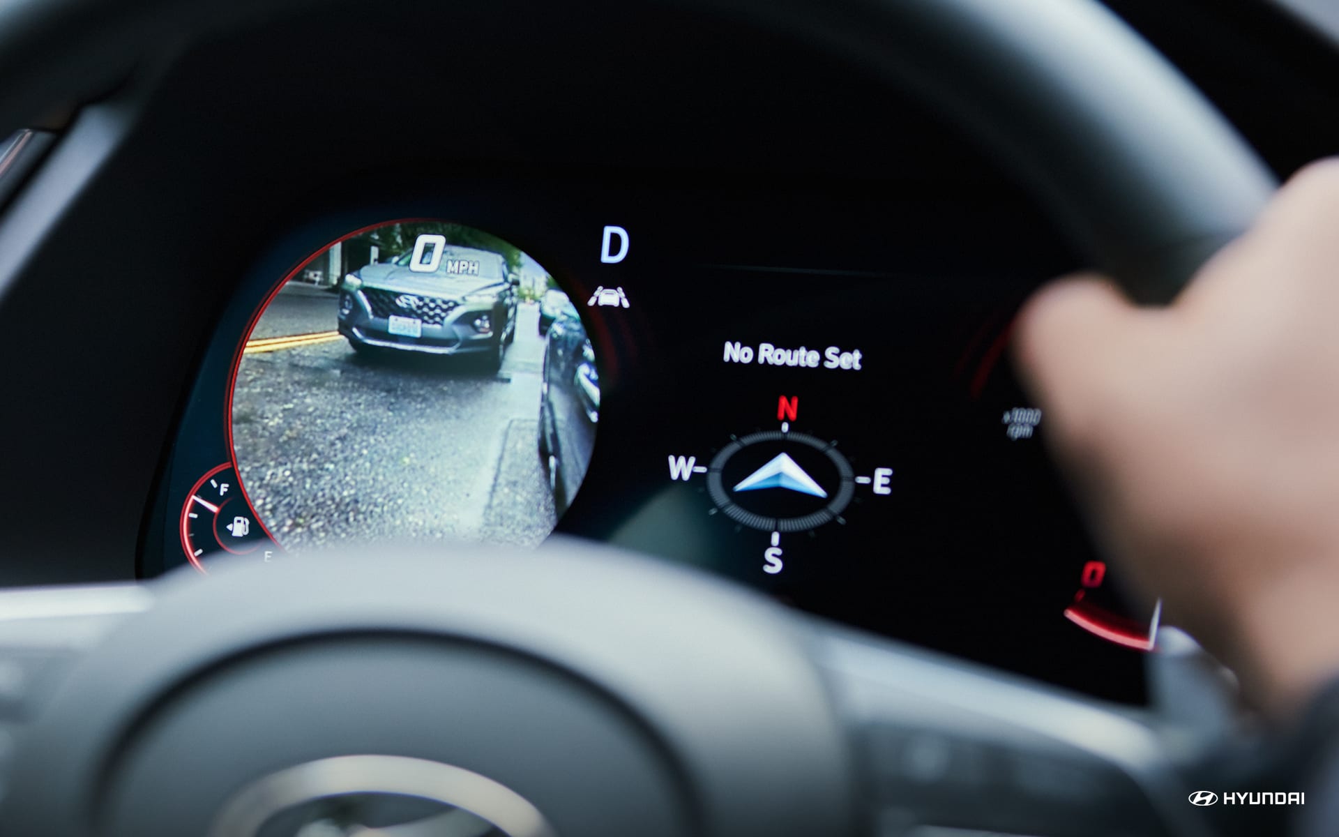 2020 Sonata Blind Spot View Monitor