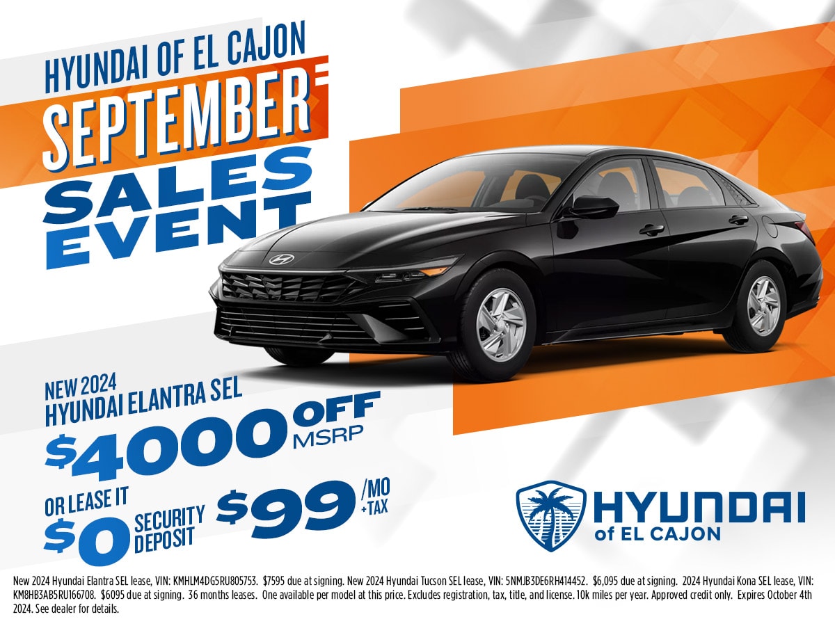 Our Featured Specials | Hyundai of El Cajon