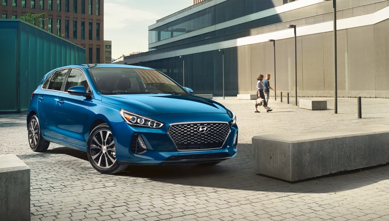 Blue Hyundai Elantra GT in El Paso
