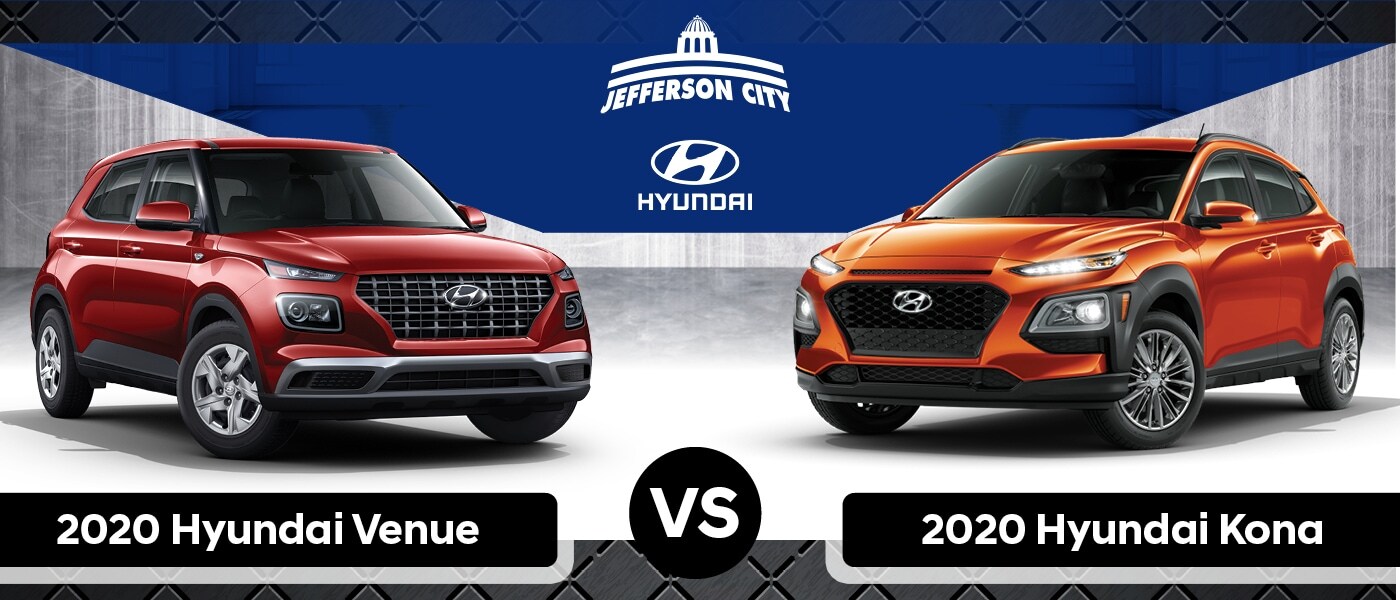 2020 Hyundai Venue and 2020 Hyundai Kona