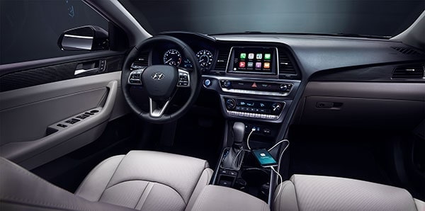 2019 Hyundai Sonata interior features 2019 Hyundai Sonata interior features