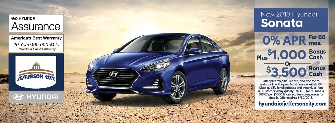 2018 Sonata in Blue Jefferson City Hyundai