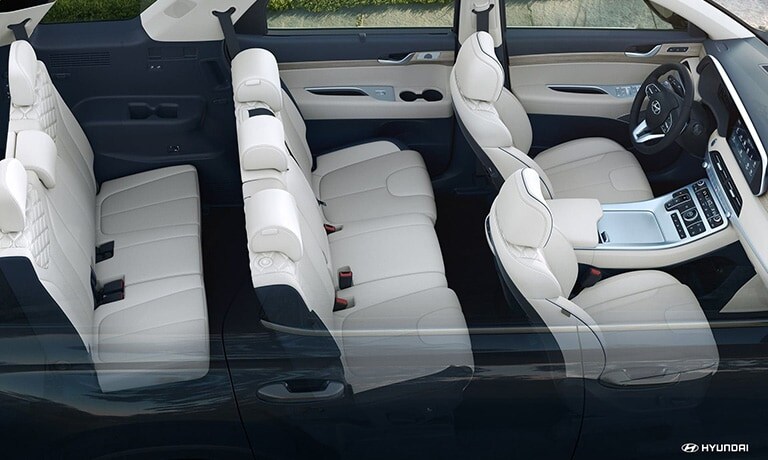2020 Hyundai Palisade 2020 Hyundai Palisade interior seating view