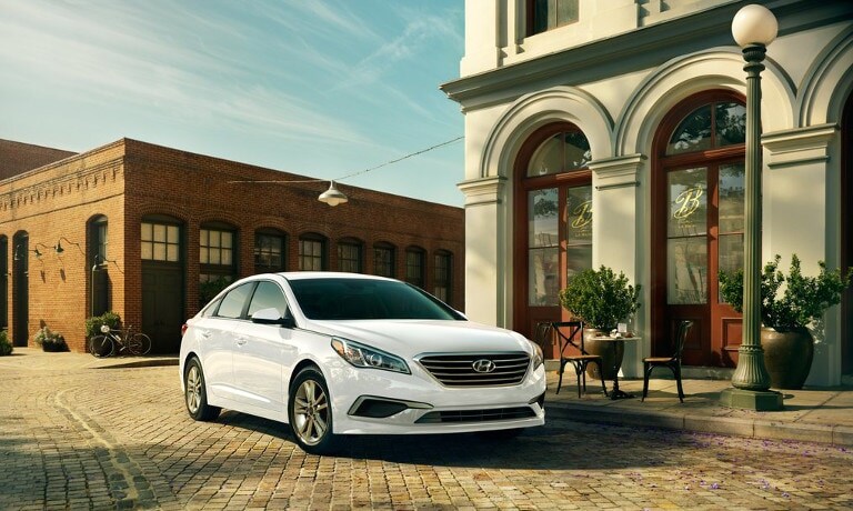 2017 Hyundai Sonata on street
