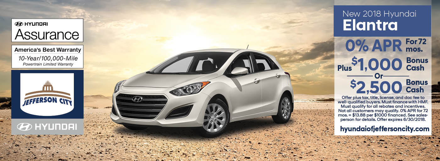2018 Elantra in Cream Jefferson City Hyundai