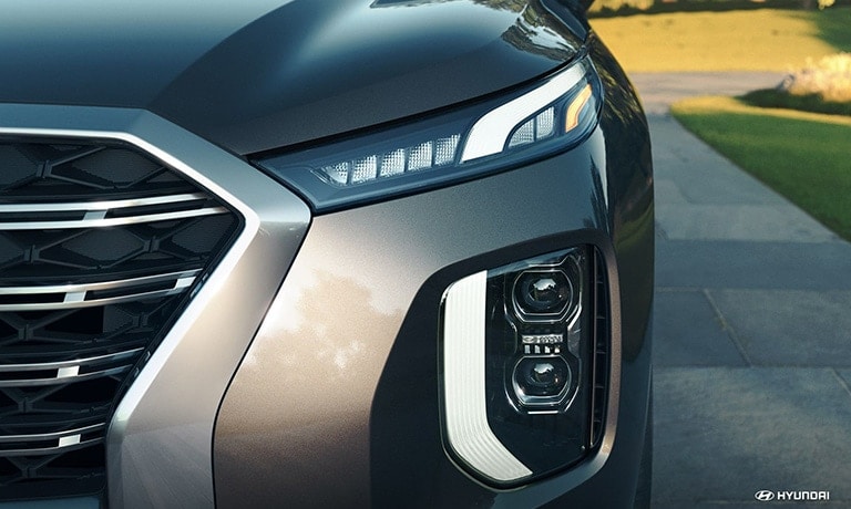 2020 Hyundai Palisade headlights 2020 Hyundai Palisade exterior headlights