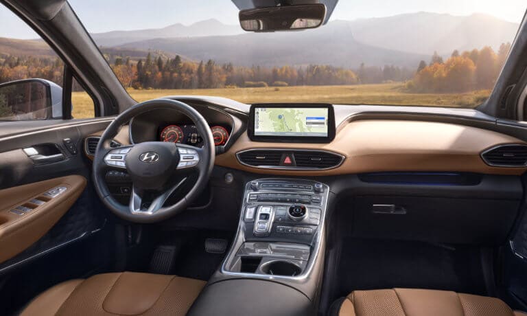 2021 Hyundai Santa Fe Interior Front - Infotainment