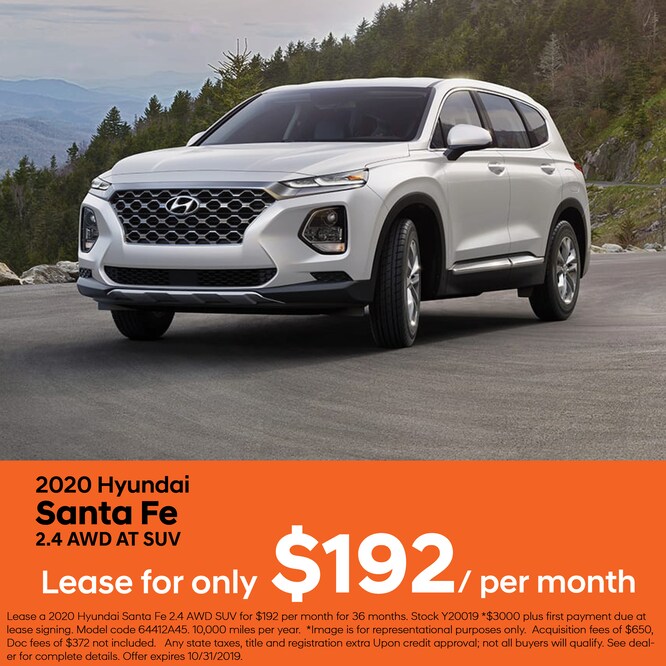 2020 Santa Fe Lease