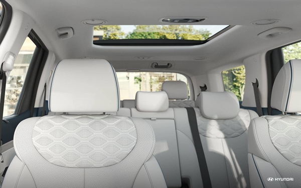 2020 Hyundai Palisade quilted nappa seating