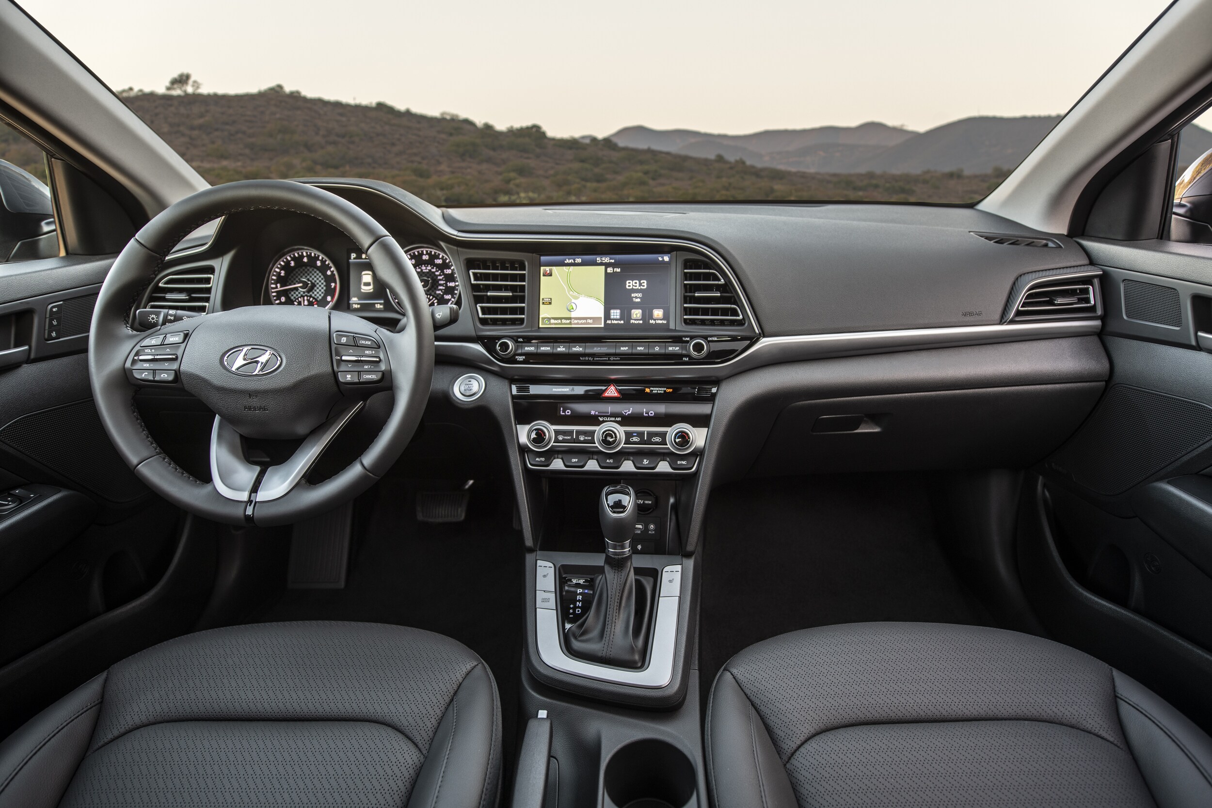 2019 Hyundai Elantra Front Interior