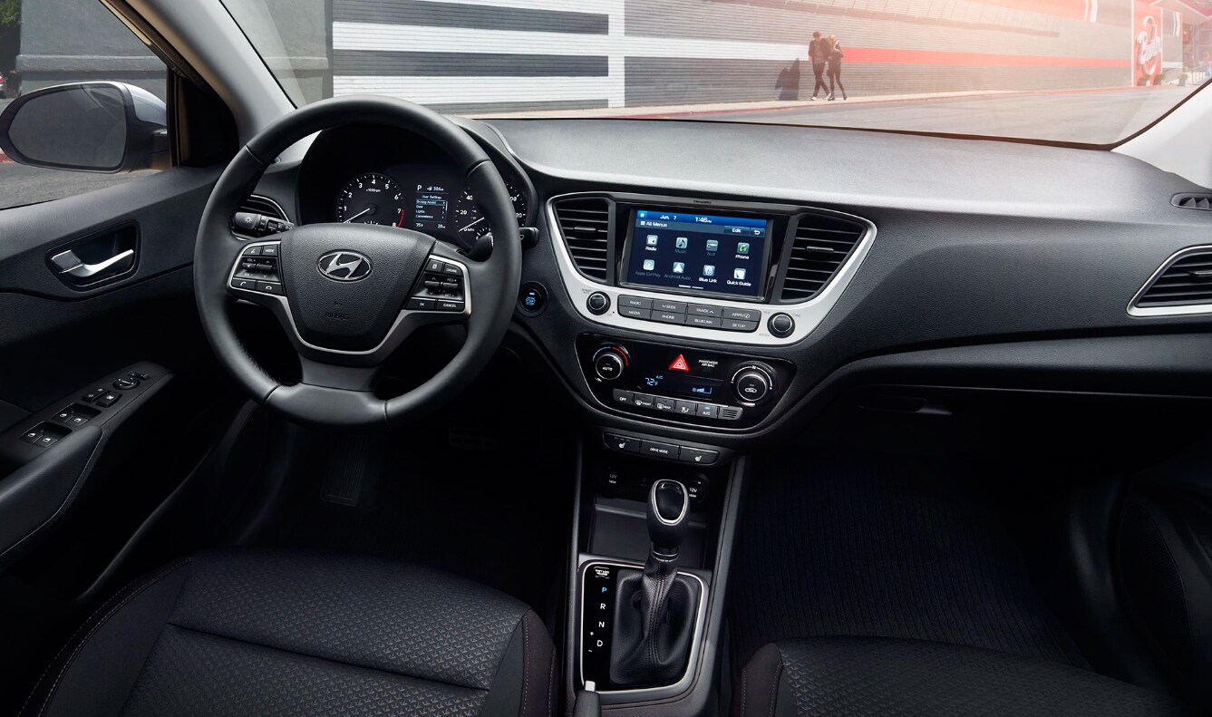 Interior of the 2019 Accent