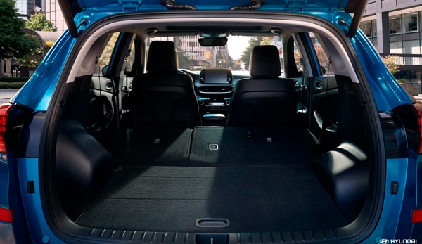 Fold Flat Rear Seats in the the 2019 Tucson